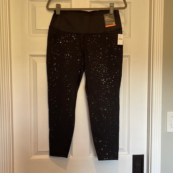 NWT Gap Gapfit Sculpt 7/8 Legging Metallic Dot Print - Picture 2 of 5